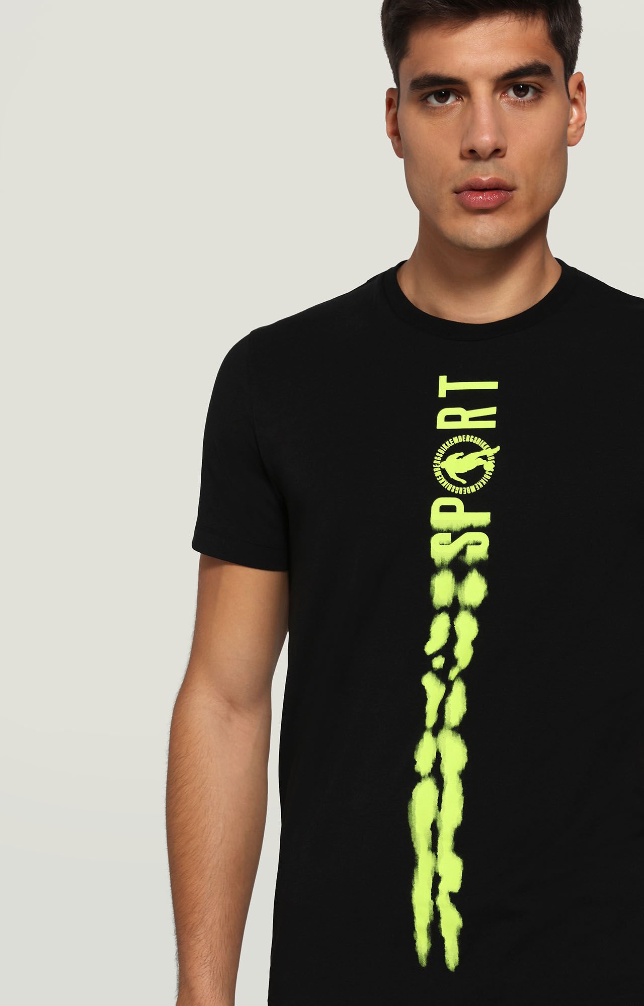 dirk bikkembergs Men's T-shirt with Sport print
