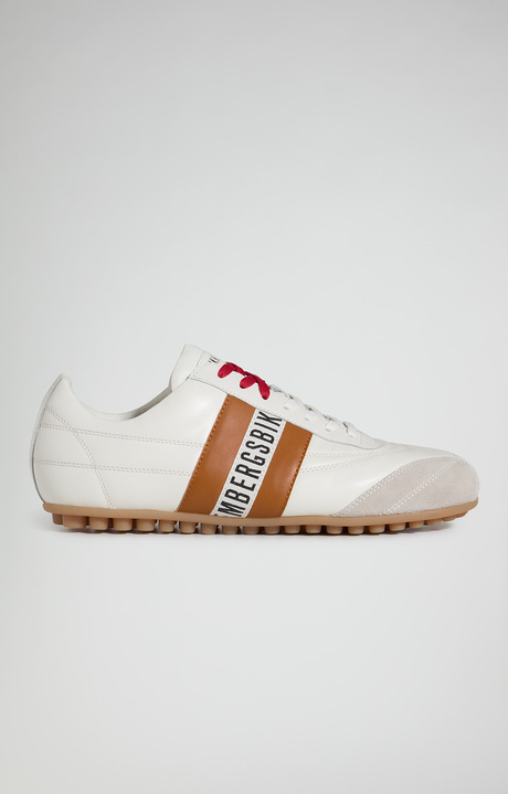 Men's Soccer M sneakers with double laces, OFF WHITE, hi-res-1