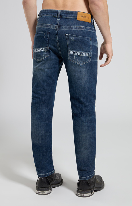 Men's slim fit jeans, L12 BLUE DENIM, hi-res-1