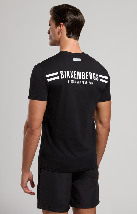 T-shirt mare uomo stampata, BLACK, hi-res-1