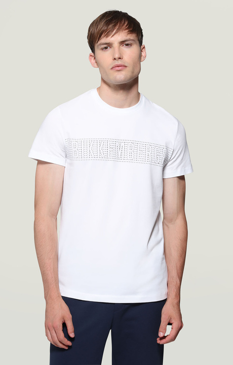 T-shirt uomo manica corta, OPTICAL WHITE, hi-res-1