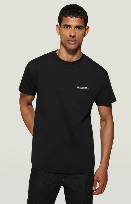 Men's printed T-shirt, BLACK, hi-res-1