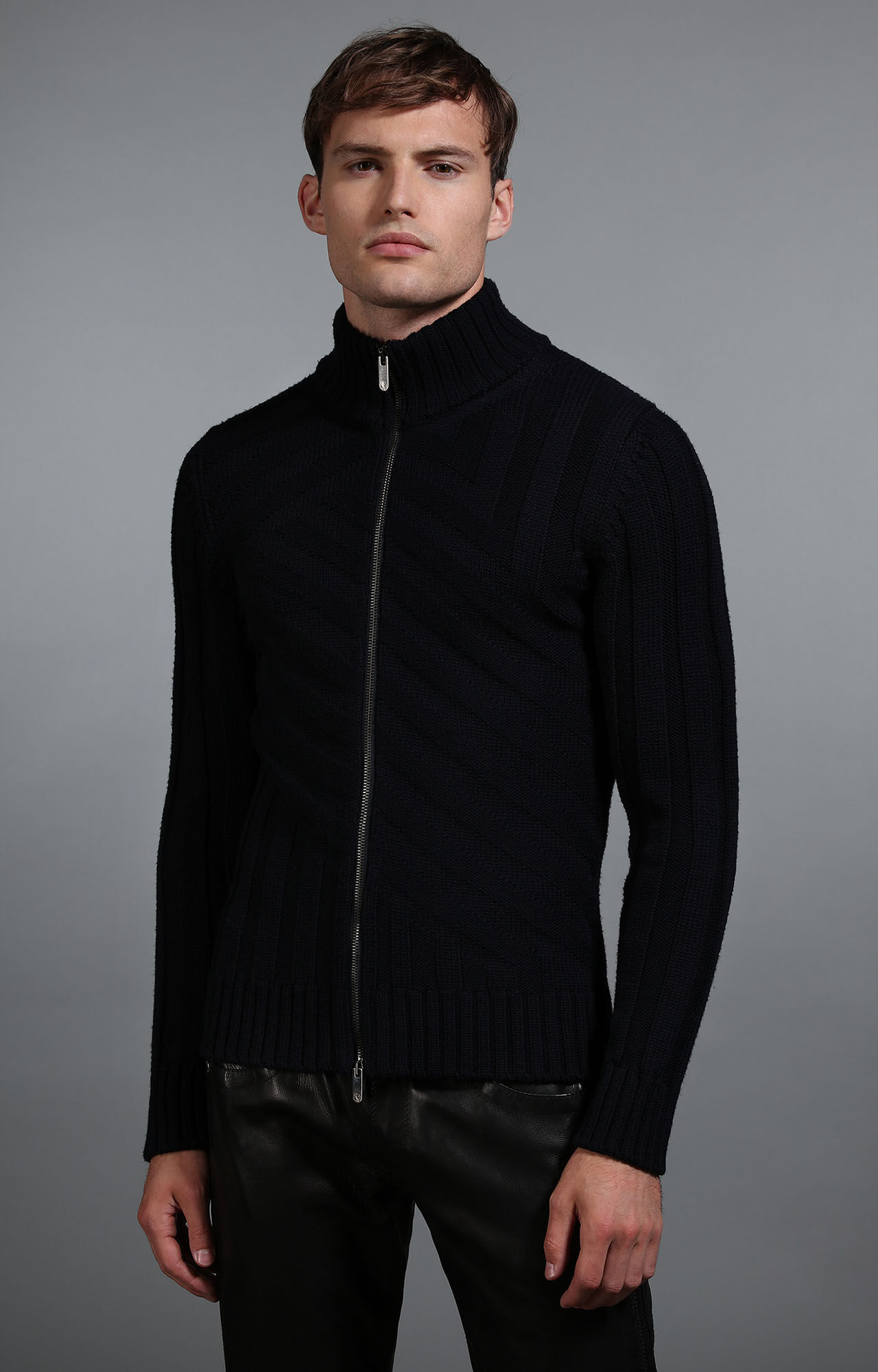 Blue Men's navy cardigan | Bikkembergs