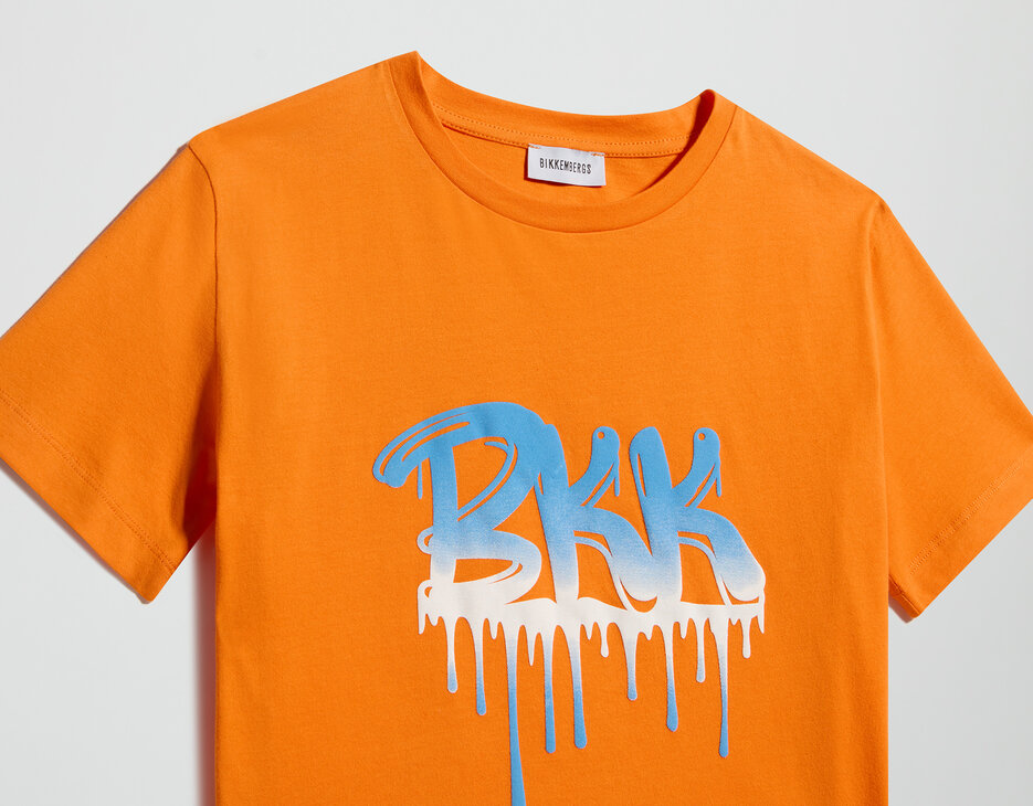 Boy's t-shirt with street print, ORIOLE, hi-res-1