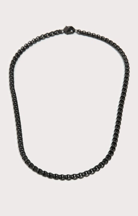 bikkembergs Men's Black bracelet with a diamond