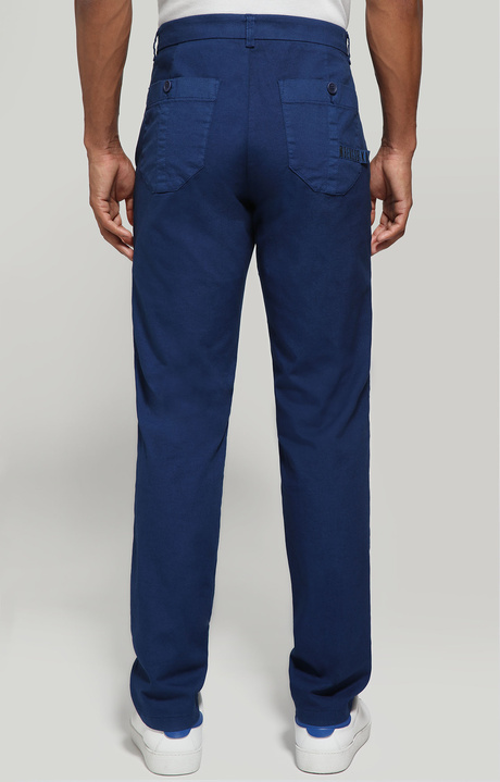 Pantaloni uomo dettaglio tasca, BLUE, hi-res-1