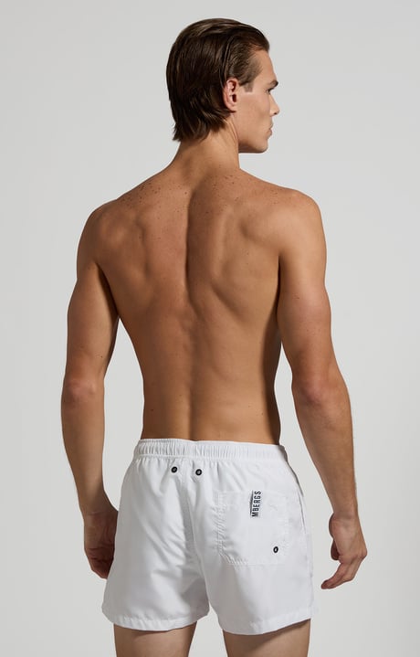 Men's mid-length boardshorts, WHITE Men's mid-length boardshorts, WHITE, hi-res-1