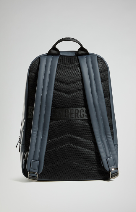 Men's Avery leather-effect backpack, BLUE, hi-res-1