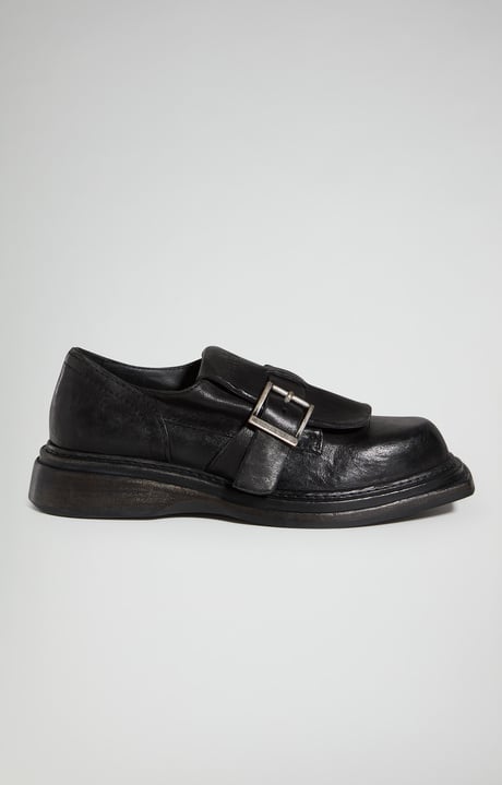 Men’s loafers New Heritage, BLACK Men’s loafers New Heritage, BLACK, hi-res-1