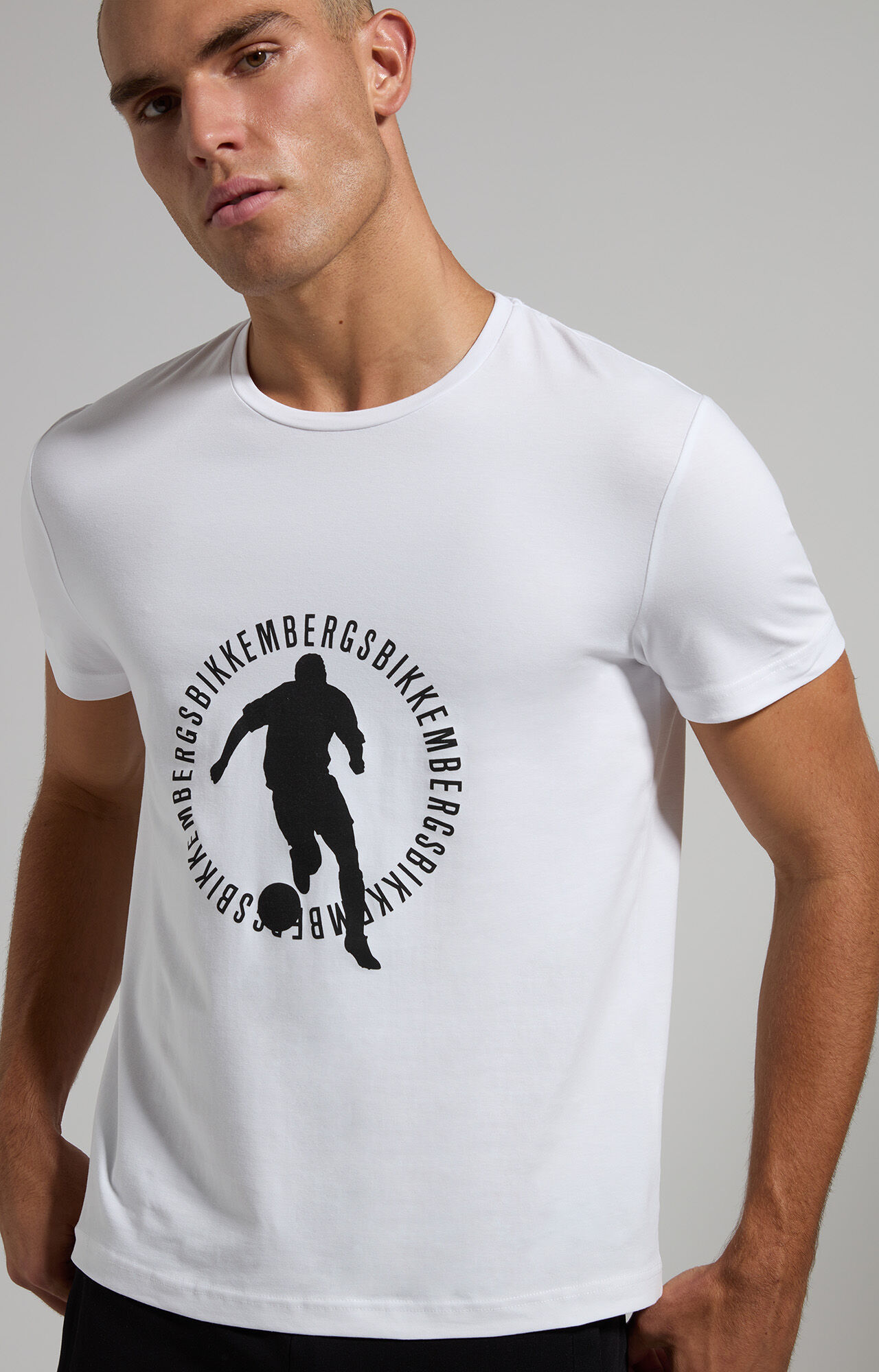Camisetas de manga corta y larga para hombre Bikkembergs
