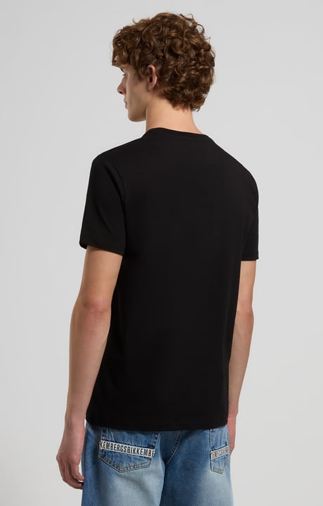 Slim fit men’s T-shirt, BLACK Slim fit men’s T-shirt, BLACK, hi-res-1