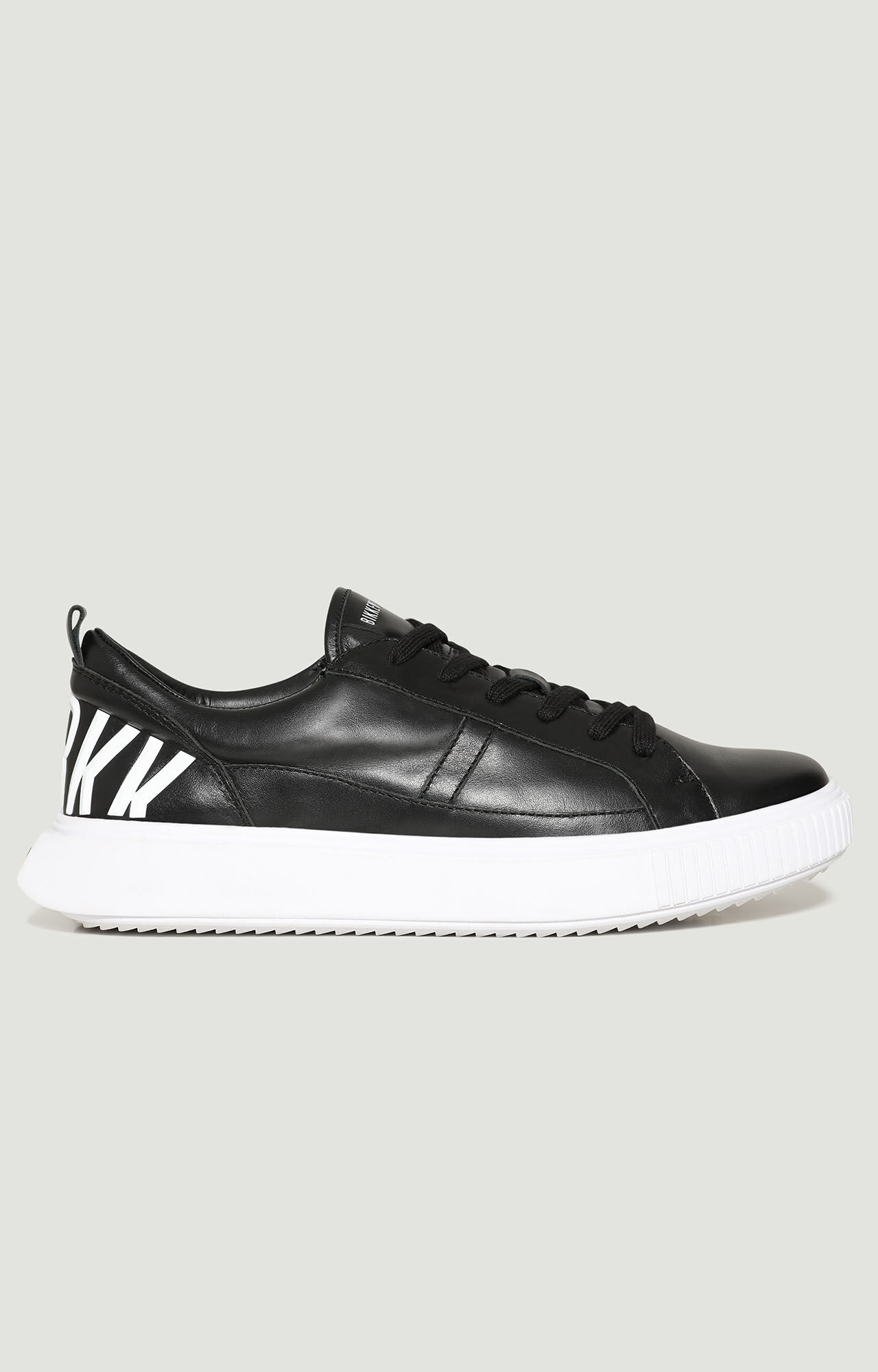 Black Callum men s leather sneakers Bikkembergs