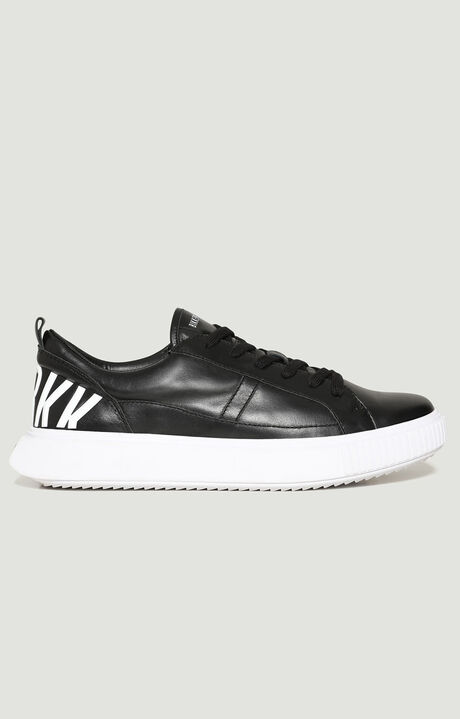 Callum Men S Leather Sneakers Black Bikkembergs