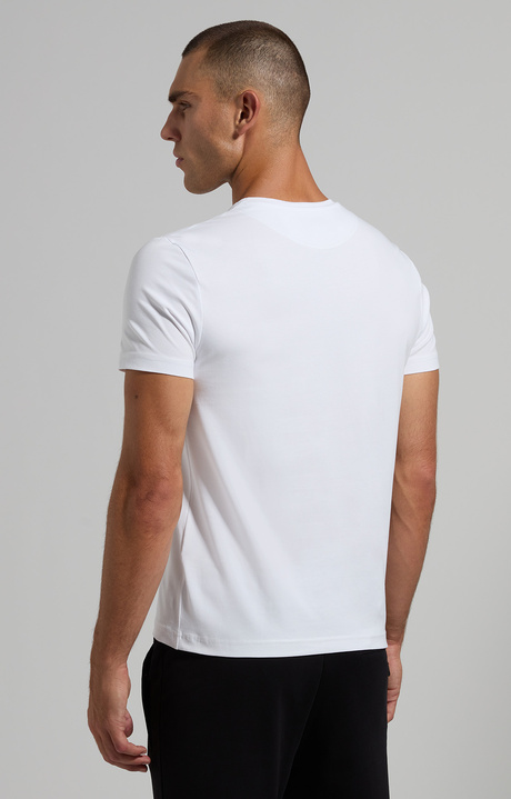 Men's slim fit T-shirt, WHITE Men's slim fit T-shirt, WHITE, hi-res-1