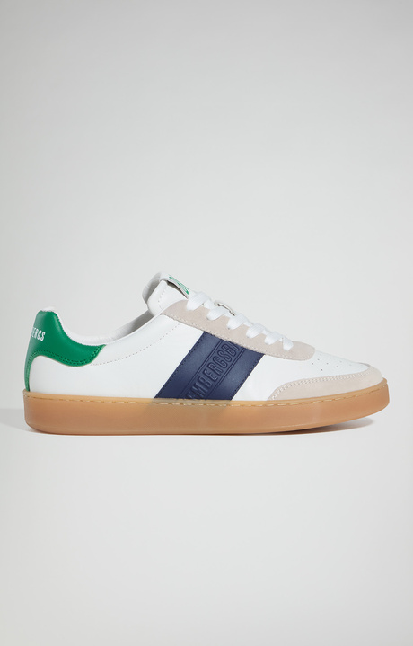 Men&rsquo;s Recoba multimaterial sneakers, OFF WHITE, hi-res-1