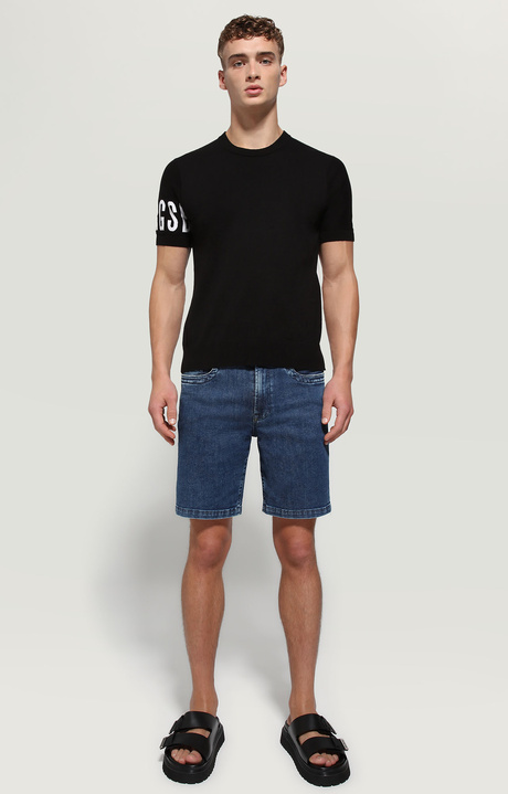 Maglia uomo a maniche corte, BLACK/GREY/WHITE, hi-res-1