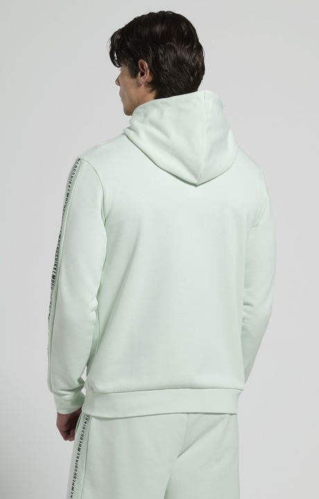 Men&rsquo;s hooded sweatshirt, MILKY GREEN, hi-res-1