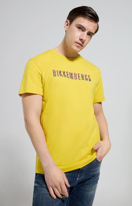 Men's Ready to Ride print T-shirt, SULPHUR, hi-res-1