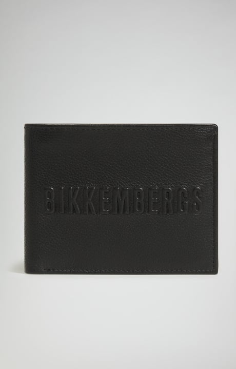Gael men's leather wallet, BLACK Gael men's leather wallet, BLACK, hi-res-1