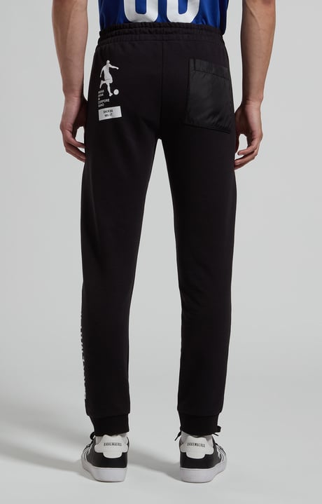 Men's fleece joggers, BLACK Men's fleece joggers, BLACK, hi-res-1