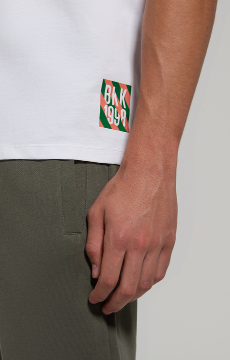 Men's print T-shirt, WHITE, hi-res-1