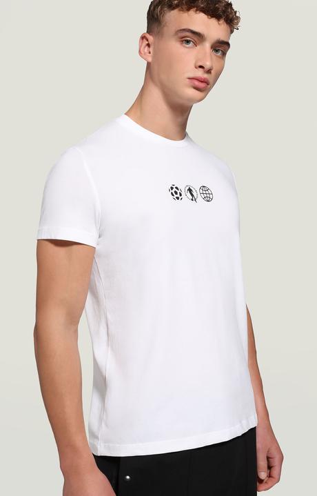 T-shirt uomo stampata, OPTICAL WHITE, hi-res-1