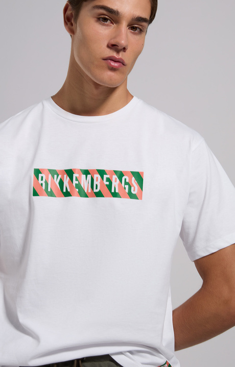 Men's print T-shirt, WHITE, hi-res-1