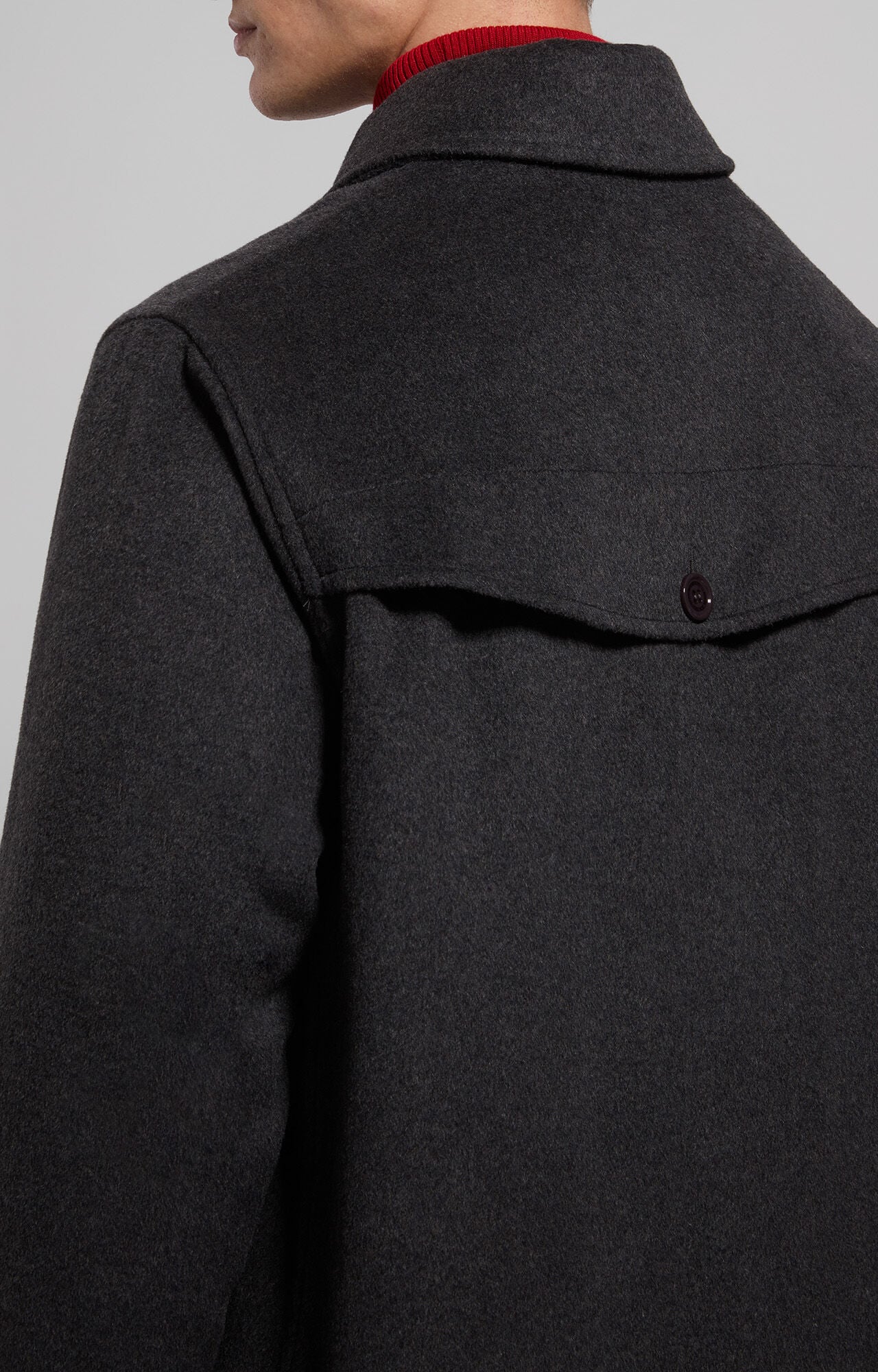Men's wool coat - GREY | Bikkembergs