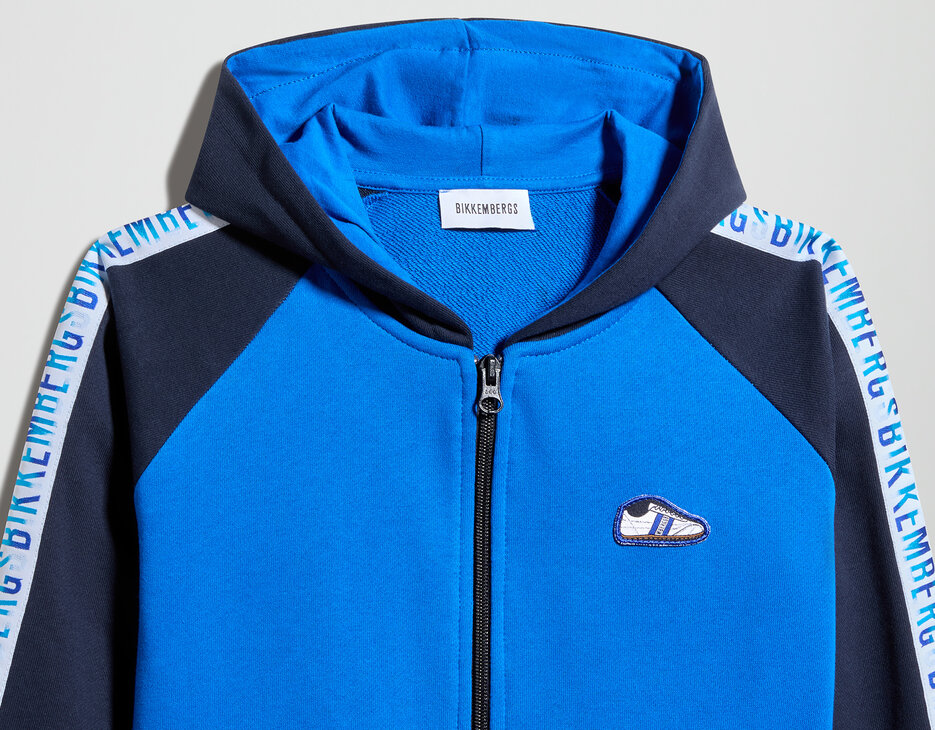 Boys&rsquo; hooded jacket, LAPIS BLUE, hi-res-1