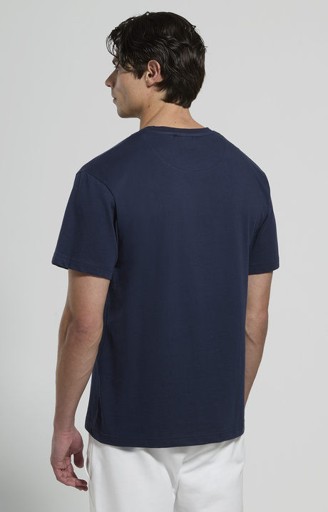 Men's cotton jersey T-shirt, BLACK IRIS, hi-res-1