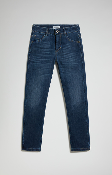 Boys' Stretch Denim Jeans, BLUE, hi-res-1