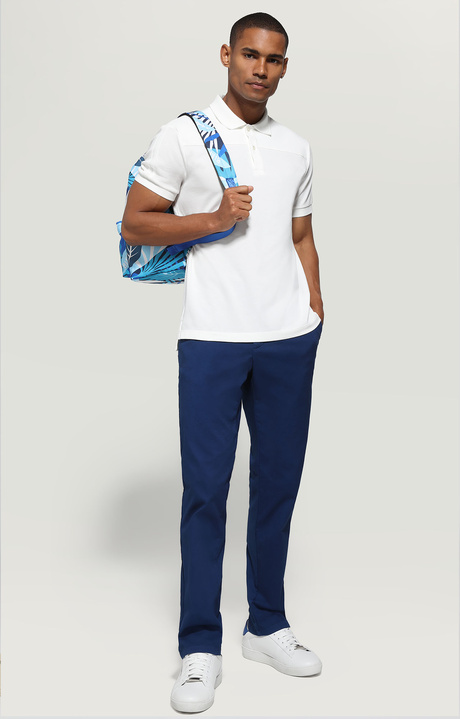 Men's polo shirt - Sport, WHITE, hi-res-1