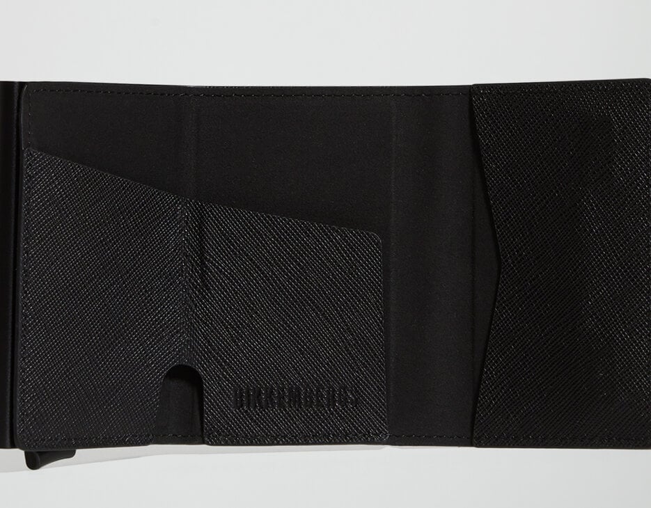 Men's leather wallet - Drew, BLACK Men's leather wallet - Drew, BLACK, hi-res-1