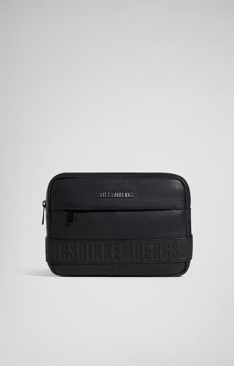Men's Roy leather pouch, BLACK Men's Roy leather pouch, BLACK, hi-res-1