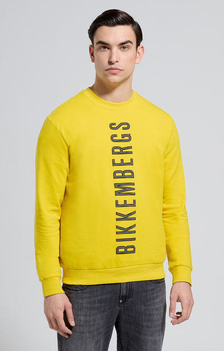 Men's sweatshirt with 3D print, SULPHUR, hi-res-1