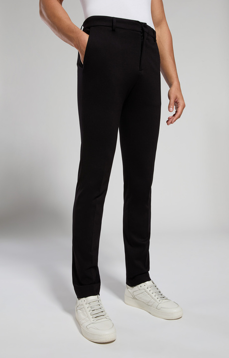 Punto Milano men's pants, BLACK, hi-res-1