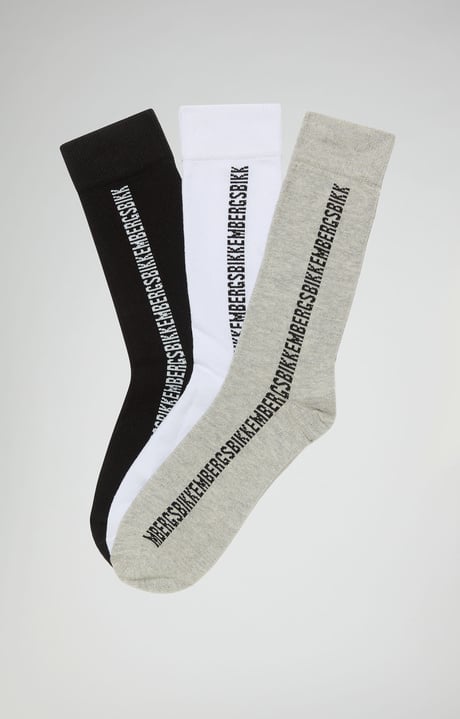 3-pack unisex athletic socks, MULTICOLOR 3-pack unisex athletic socks, MULTICOLOR, hi-res-1