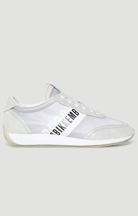 Women's sneakers Julie with metallic accents, SILVER Women's sneakers Julie with metallic accents, SILVER, hi-res-1