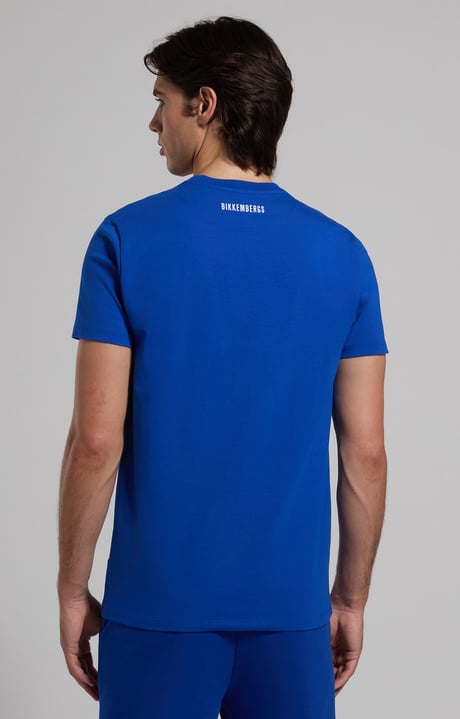 Slim fit men’s T-shirt with “Pioneer” print, SURF THE WEB Slim fit men’s T-shirt with “Pioneer” print, SURF THE WEB, hi-res-1