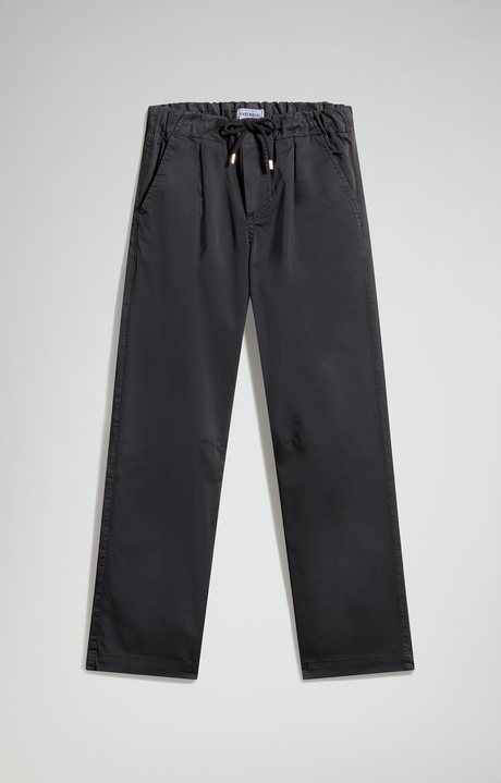 Boys&rsquo; relaxed-fit trousers, BLACK, hi-res-1