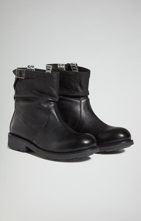 Vintage men’s ankle boots , BLACK Vintage men’s ankle boots , BLACK, hi-res-1