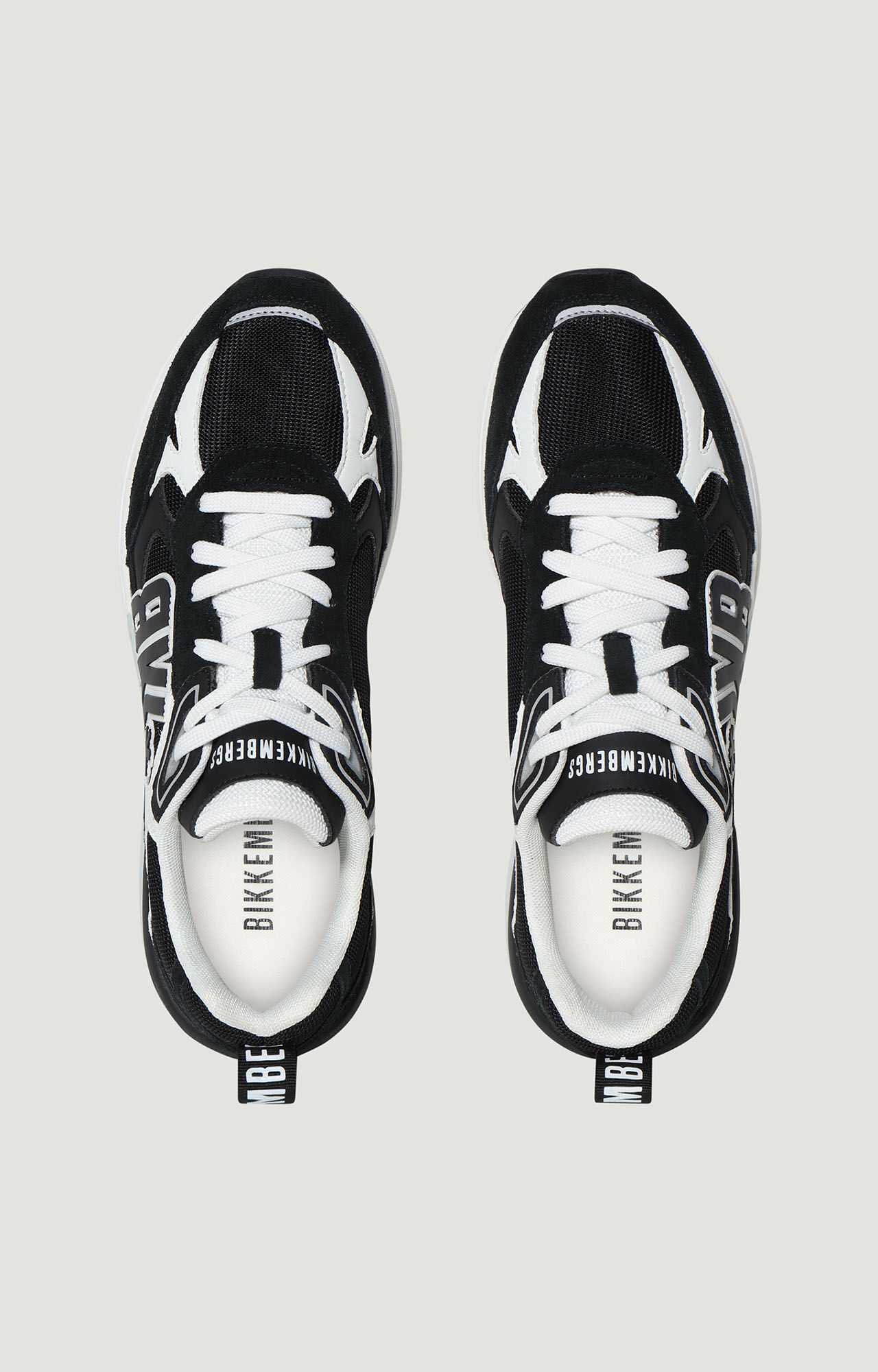 Men's double lace sneakers - Dunga M - BLACK | Bikkembergs