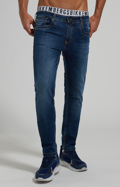 Men's slim fit jeans, L3 BLUE DENIM, hi-res-1