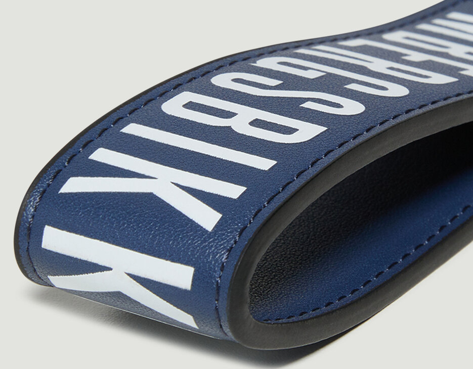 Men's eco leather keyholder, NAVY Men's eco leather keyholder, NAVY, hi-res-1