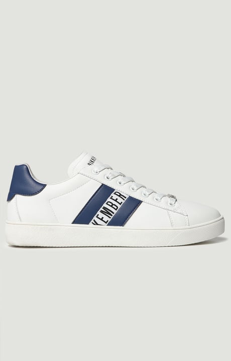 Men's sneakers - Recoba M, WHITE/NAVY Men's sneakers - Recoba M, WHITE/NAVY, hi-res-1