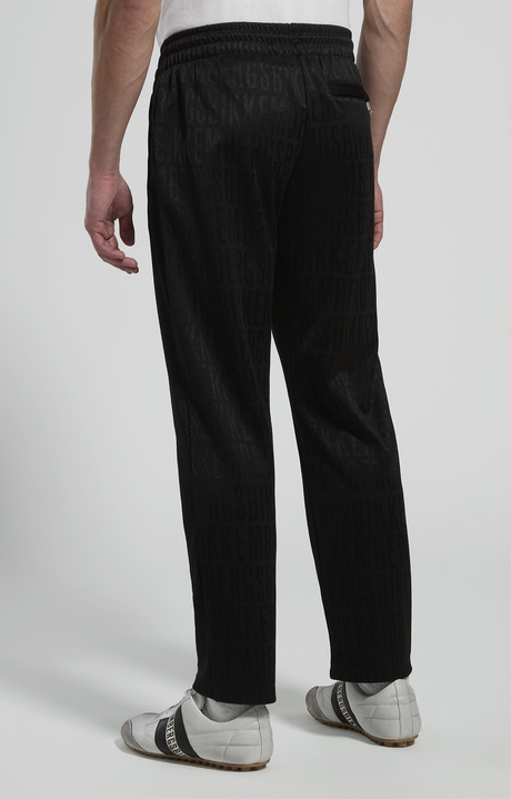 Men&rsquo;s jacquard joggers, BLACK, hi-res-1