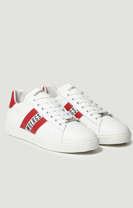 Men's sneakers - Recoba M, WHITE/RED, hi-res-1