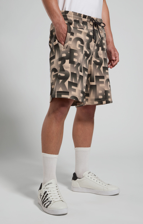 Men's fleece shorts, ANTHRACITE, hi-res-1