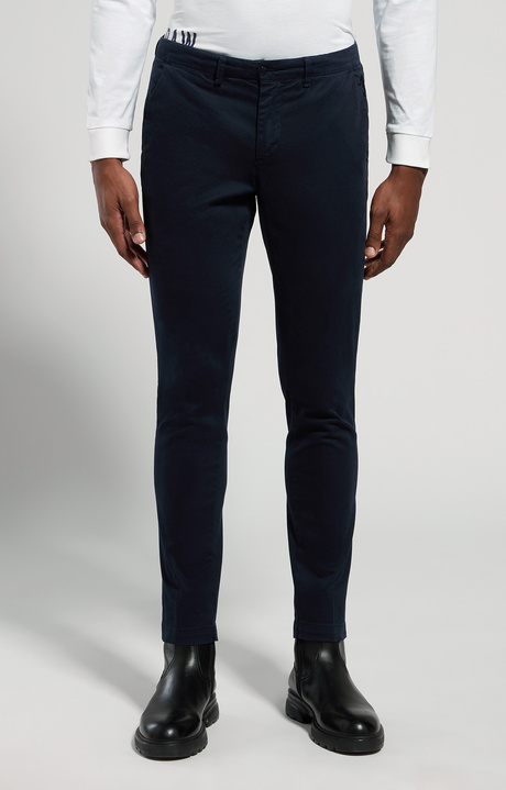 Gabardine men's pants, DRESS BLUES, hi-res-1