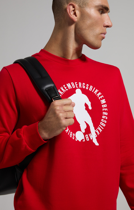 Men's round neck soccer sweatshirt, GOJI BERRY, hi-res-1